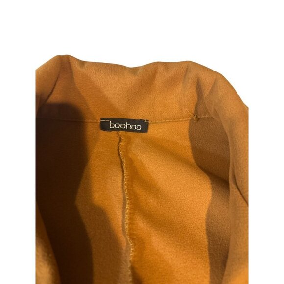 Boohoo Women's Long Brown Coat - Picture 3 of 6